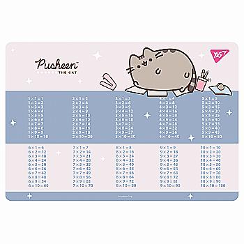 Підкладка пластикова для столу Yes "Pusheen" табл. множ., рожева, 492323 Підкладка пластикова для столу Yes "Pusheen" табл. множ., рожева, 492323