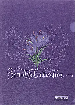 Папка-кутик А4 Arabeski, фіолетовий, BM.3967-07 Папка-кутик А4 Arabeski, фіолетовий, BM.3967-07