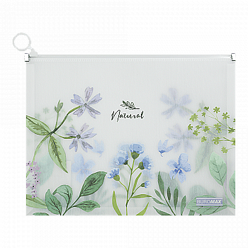 Папка-конверт на zip-блискавці А4 Arabeski, блакитний, BM.3975-14 Папка-конверт на zip-блискавці А4 Arabeski, блакитний, BM.3975-14