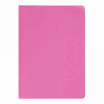 Книга записная А5 80 л, "Neon" пружина, кл., сшитая обложка PVC, розовая, BM.24822180-10 Книга записная А5 80 л, "Neon" пружина, кл., сшитая обложка PVC, розовая, BM.24822180-10
