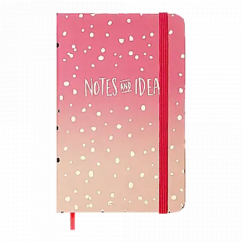 Книга записная Gradient на резинке, А6, 80 л., клет., офсет, розовый, BM.256103-10 Книга записная Gradient на резинке, А6, 80 л., клет., офсет, розовый, BM.256103-10