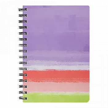 Книга для нотаток А5 80 арк, "Colour lines" пружина, кл., тв. обкл., фіолетова, BM.24572110-07 Книга для нотаток А5 80 арк, "Colour lines" пружина, кл., тв. обкл., фіолетова, BM.24572110-07