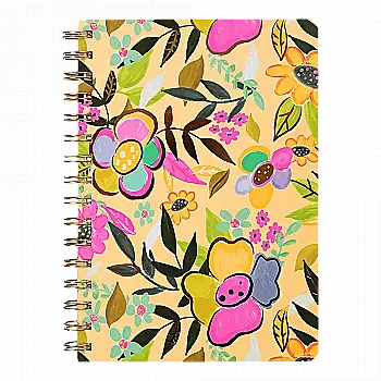 Книга для нотаток А5 80 арк, "Colorful" пружина, кл., тв. обкл., жовта, BM.24572111-08 Книга для нотаток А5 80 арк, "Colorful" пружина, кл., тв. обкл., жовта, BM.24572111-08