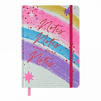 Книга записная Neon на резинке, А5, 96 л., клет., офсет, розовая, BM.255116-10 Книга записная Neon на резинке, А5, 96 л., клет., офсет, розовая, BM.255116-10
