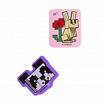 Гумка фігурна "Minecraft.Spring" 2 диз. мікс, YES, 560608 Гумка фігурна "Minecraft.Spring" 2 диз. мікс, YES, 560608