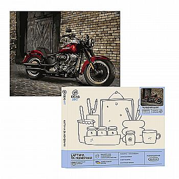 Набір для розпису по номерах "Червоний байк" 40*50 см, IDEA2-GX45777, ТМ "99IDEAS" Набір для розпису по номерах "Червоний байк" 40*50 см, IDEA2-GX45777, ТМ "99IDEAS"