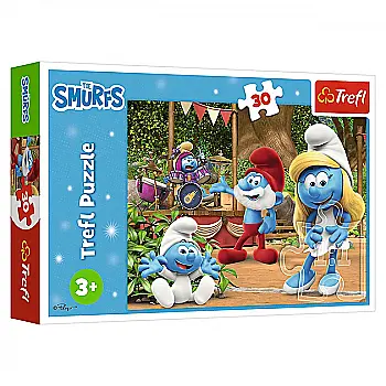 Пазл "30" - Смурфет і Смурфики, The Smurfs, 18312, Trefl Пазл "30" - Смурфет і Смурфики, The Smurfs, 18312, Trefl