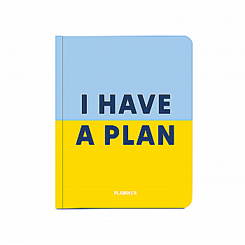 Блокнот для планирования "I HAVE A PLAN" голубовато-желтый, orner-2051 Блокнот для планирования "I HAVE A PLAN" голубовато-желтый, orner-2051
