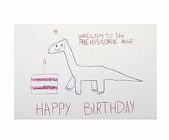 Открытка "Welcome to the prehistoric age", PDK2264