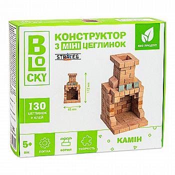 Строительный набор для творчества из мини-кирпичиков BLOCKY "Камин" Strateg, 31025 Строительный набор для творчества из мини-кирпичиков BLOCKY "Камин" Strateg, 31025