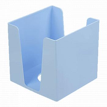 Бокс для бумаг 90*90*90 мм, голубой, BM.6360-14