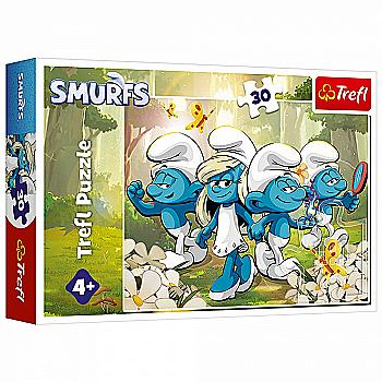 Пазли "30" - The Smurfs Пригоди смурфіків, 83177, Trefl Пазли "30" - The Smurfs Пригоди смурфіків, 83177, Trefl