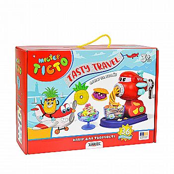 Набор для творчества Мистер тесто Tasty travel, 41038, ТМ "Strateg" Набор для творчества Мистер тесто Tasty travel, 41038, ТМ "Strateg"