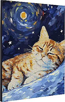 Картина по номерам с алмазной мозаикой SANTI "Сладкий сон", 40*50 см, 955314 Картина по номерам с алмазной мозаикой SANTI "Сладкий сон", 40*50 см, 955314