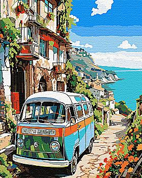 Картина за номерами 40*50 см "Літня подорож", 954755 Santi