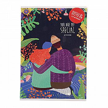 Комплект из 2-х тетрадей А5 40 л. "TwinBook", лин.-нелин. металлизация (7759) Комплект из 2-х тетрадей А5 40 л. "TwinBook", лин.-нелин. металлизация (7759)