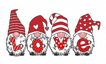 Набір з алмазною мозаїкою "Gnomes with love lettering" 40*50 см, SK86016, ТМ "Strateg" Набір з алмазною мозаїкою "Gnomes with love lettering" 40*50 см, SK86016, ТМ "Strateg"
