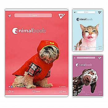 Зошит А4 48 кл. YES "Animalbook" гібрид, 682002 Зошит А4 48 кл. YES "Animalbook" гібрид, 682002