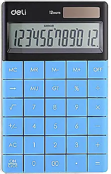 Калькулятор бухг. голубой, 1589-Bl, Deli Калькулятор бухг. голубой, 1589-Bl, Deli