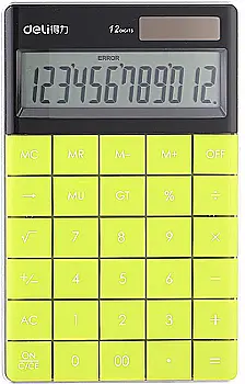 Калькулятор бухг. зелений, 1589-G, Deli Калькулятор бухг. зелений, 1589-G, Deli