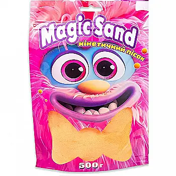 Кінетичний пісок Magic sand в пакеті, помаранчевий, 0,500 кг, 39403-7 Кінетичний пісок Magic sand в пакеті, помаранчевий, 0,500 кг, 39403-7