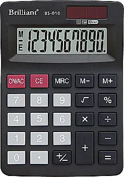 Калькулятор Brilliant BS-010 10 р., 2-пит, BS-010 Калькулятор Brilliant BS-010 10 р., 2-пит, BS-010