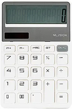 Калькулятор бухг. білий, ENS042, Deli, 86639 Калькулятор бухг. білий, ENS042, Deli, 86639