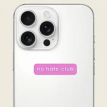 Стікер 3D "no hate club" Cobart Стікер 3D "no hate club" Cobart