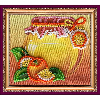 Набір для вишивки бісером "Магніт" Персик, AMA-019 Набір для вишивки бісером "Магніт" Персик, AMA-019