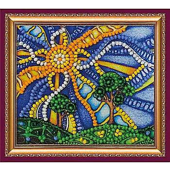 Набір для вишивки бісером "Магніт" Життєдайне сонце, AMA-179 Набір для вишивки бісером "Магніт" Життєдайне сонце, AMA-179