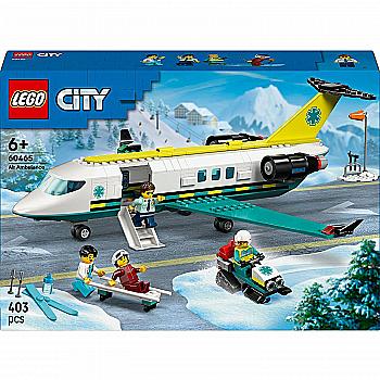 Конструктор Lego City "Самолет скорой медицинской помощи", 60465 Конструктор Lego City "Самолет скорой медицинской помощи", 60465