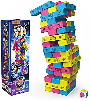 Игра настольная Дженга "Щенячий патруль в кино 2", SM98270/6067933 Игра настольная Дженга "Щенячий патруль в кино 2", SM98270/6067933