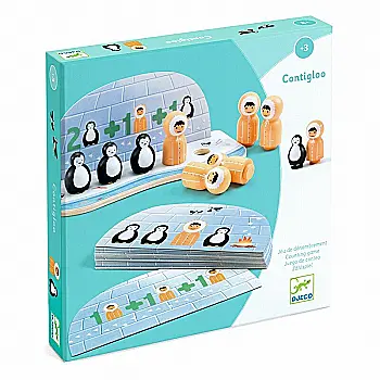 Настольная игра "Считай с пингвинами" DJECO, DJ01612 Настольная игра "Считай с пингвинами" DJECO, DJ01612