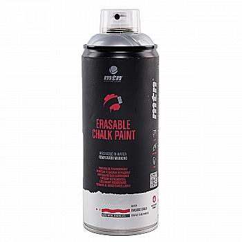 Аерозольна фарба на крейдяній основі MTN PRO Erasable Chalk Paint WB 400 мл, срібний, EX014PC0126W Аерозольна фарба на крейдяній основі MTN PRO Erasable Chalk Paint WB 400 мл, срібний, EX014PC0126W