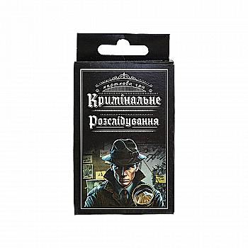Игра карточная "Уголовное расследование" (укр), 30418, ТМ "Strateg" Игра карточная "Уголовное расследование" (укр), 30418, ТМ "Strateg"