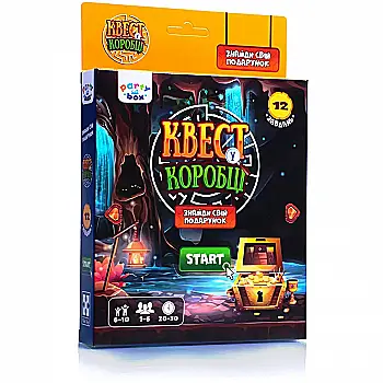 Гра настільна розважальна "Квест у коробці. Відеогра" Vladi Toys, VT5902-03 Гра настільна розважальна "Квест у коробці. Відеогра" Vladi Toys, VT5902-03