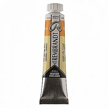 Краска акварельная Rembrandt 270, AZO Желтый темный, тубая 20 мл, Royal Talens Краска акварельная Rembrandt 270, AZO Желтый темный, тубая 20 мл, Royal Talens