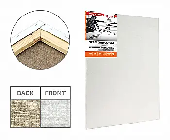 Підрамник, 100*100 см, середнє зерно, акрил, льон, ROSA Підрамник, 100*100 см, середнє зерно, акрил, льон, ROSA