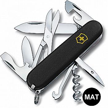 Ніж Climber Mat 91мм/14функ/чорн мат/жовт.лого, Vx13703.3_M0008p Ніж Climber Mat 91мм/14функ/чорн мат/жовт.лого, Vx13703.3_M0008p