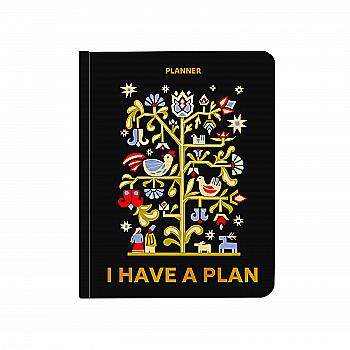 Блокнот для планування "I HAVE A PLAN" з орнаментом, orner-2740 Блокнот для планування "I HAVE A PLAN" з орнаментом, orner-2740