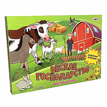 Гра настільна "Веселе господарство" (укр) 079, ТМ "Strateg" Гра настільна "Веселе господарство" (укр) 079, ТМ "Strateg"