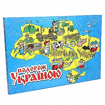 Игра настольная "Путешествие по Украине" (укр) 30457, ТМ "Strateg" Игра настольная "Путешествие по Украине" (укр) 30457, ТМ "Strateg"