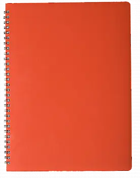 Зошит на пружині А4 80 арк "Gloss", кл., пласт. обкл., червоний, BM.24452151-05 Зошит на пружині А4 80 арк "Gloss", кл., пласт. обкл., червоний, BM.24452151-05
