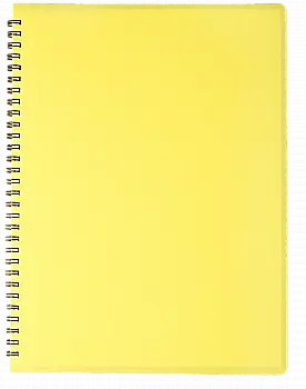 Зошит на пружині А4 80 арк "Gloss", кл., пласт. обкл., жовтий, BM.24452151-08 Зошит на пружині А4 80 арк "Gloss", кл., пласт. обкл., жовтий, BM.24452151-08