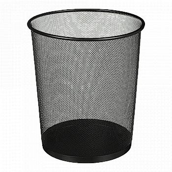Кошик для паперів круглий, 240*295*335 мм мет чорний, BM.6271-01 Кошик для паперів круглий, 240*295*335 мм мет чорний, BM.6271-01