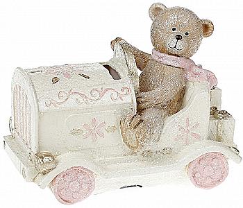 Фігурка-копілка "Ведмедик на авто"16 см, 707-304 Фігурка-копілка "Ведмедик на авто"16 см, 707-304