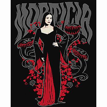 Картина за номерами SANTI "Wednesday. Morticia Addams" 40*50 см, 954423 Картина за номерами SANTI "Wednesday. Morticia Addams" 40*50 см, 954423
