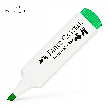 Маркер для ткани, NEON зеленый, 159531 Faber-Castell Маркер для ткани, NEON зеленый, 159531 Faber-Castell
