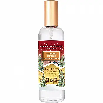 Спрей для комнаты "Апельсин-корица" 100 мл, C3504COR, Collines de Provence Спрей для комнаты "Апельсин-корица" 100 мл, C3504COR, Collines de Provence