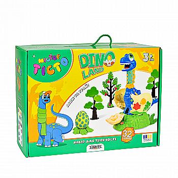 Набір для творчості Містер тісто Dino Land, 41035, ТМ "Strateg" Набір для творчості Містер тісто Dino Land, 41035, ТМ "Strateg"